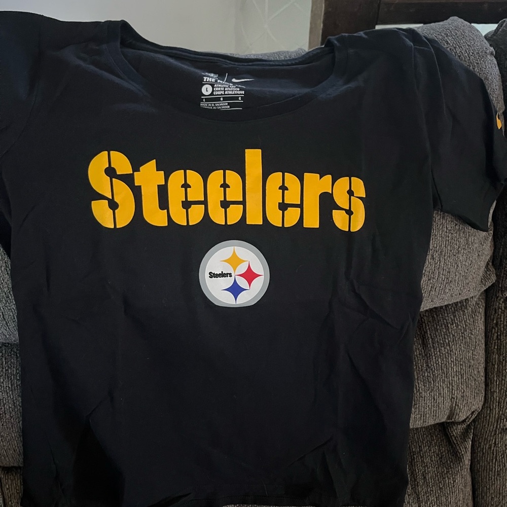 Nike Black and Yellow Steelers Tee